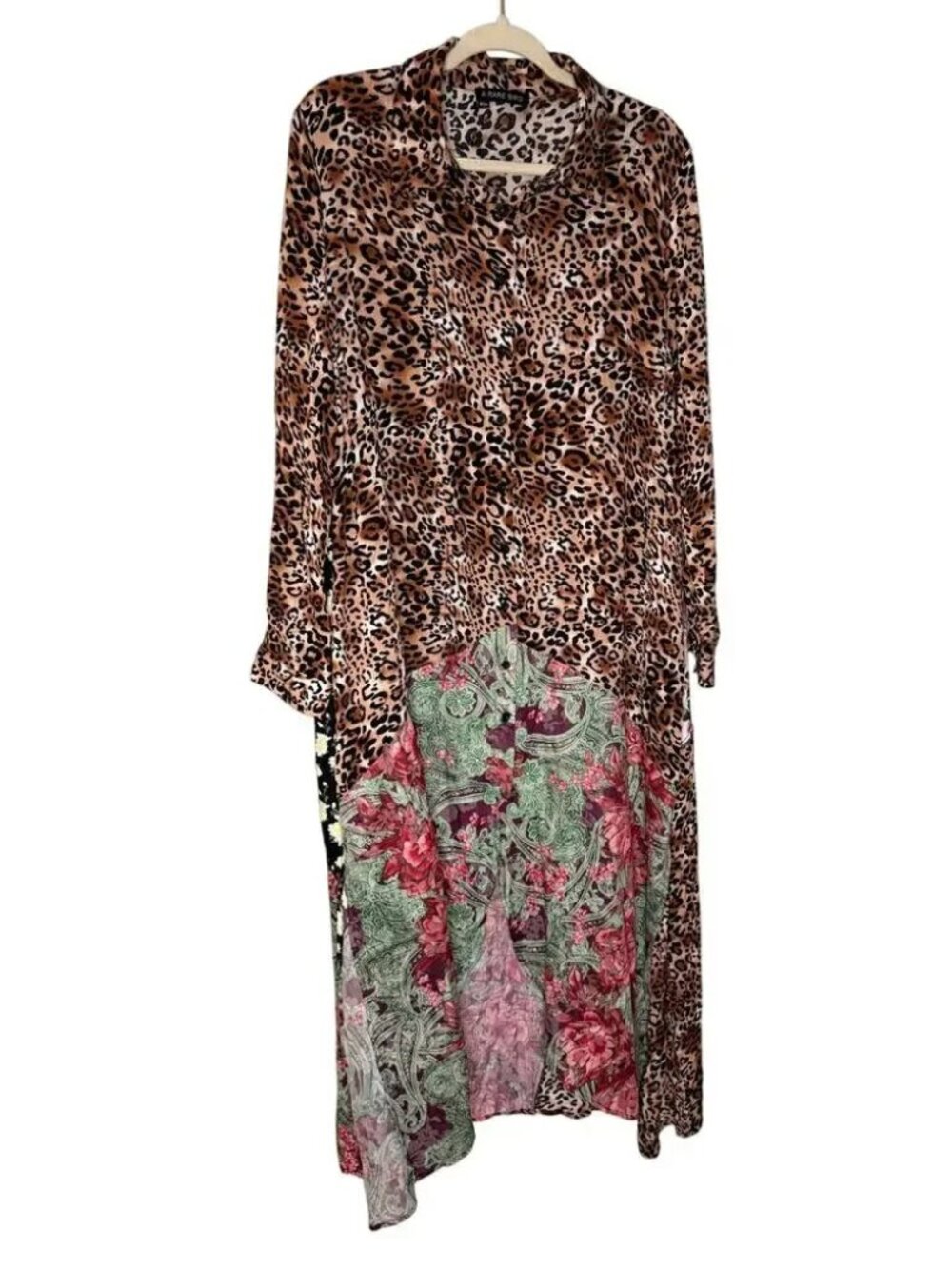 A Rare Bird Leopard Print Tunic Dress